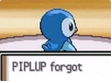 Piplup forgot Pokémon meme - a blue pinguin that forgot something